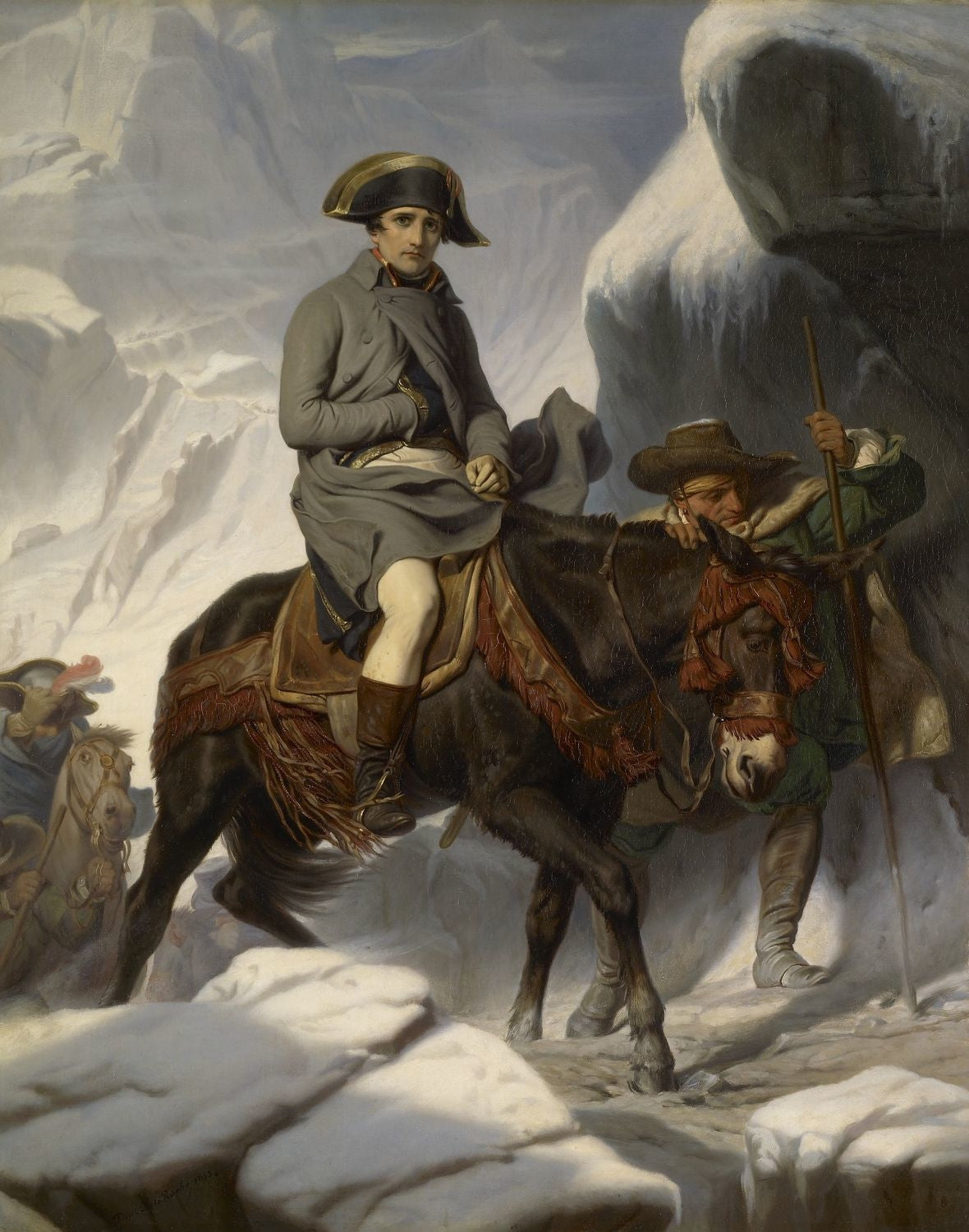 Napoléon traversant les Alpes mai 1800 - Paul Delaroche - Alpha Reproduction