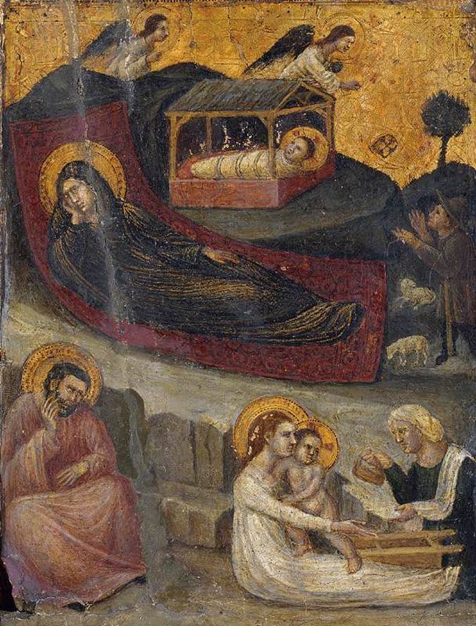 Рождество и Благовещение пастухам - Pietro da Rimini