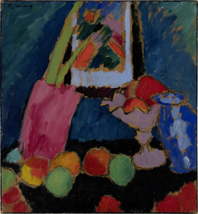 Nature morte au bol violet - Alexej von Jawlensky - Alpha Reproduction