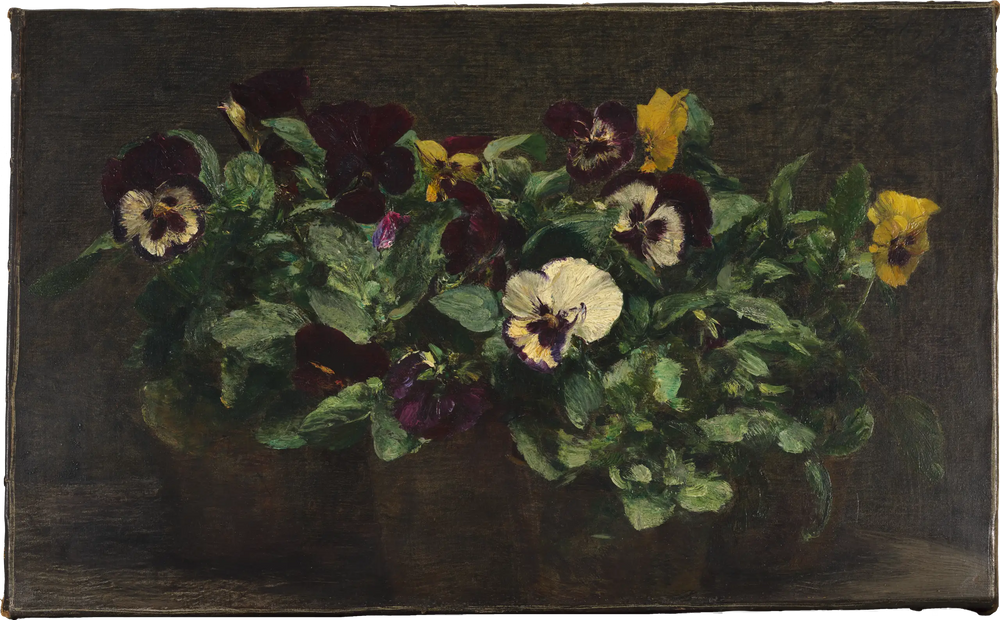 Nature morte aux pensées - Henri Fantin-Latour - Alpha Reproduction