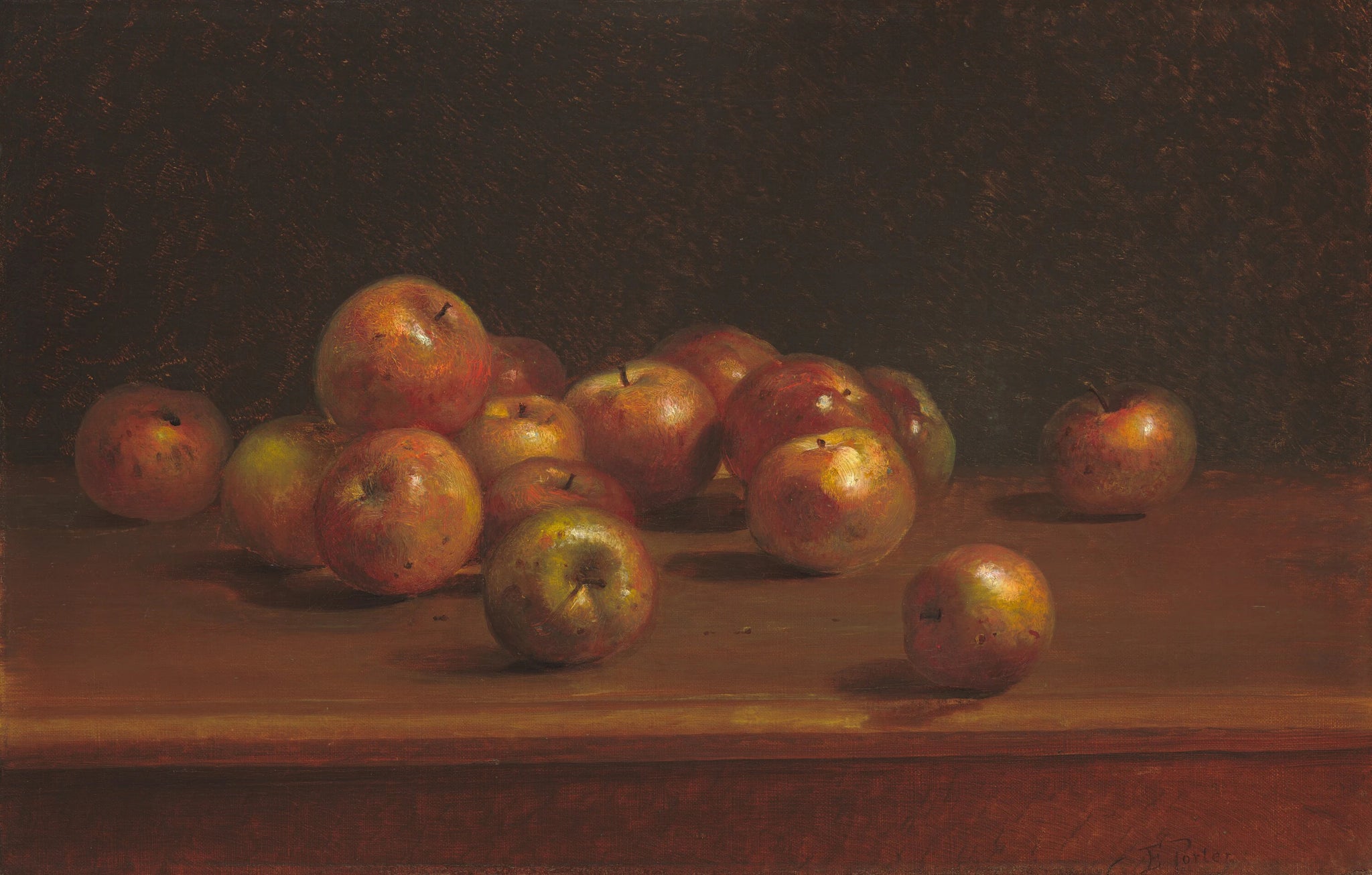 Nature morte aux pommes - Charles Ethan Porter