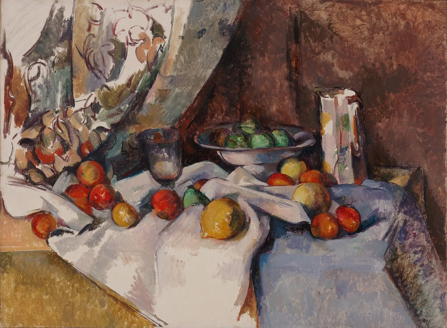 Nature morte aux pommes - Paul Cézanne image 1 reproduction de peinture à l’huile
