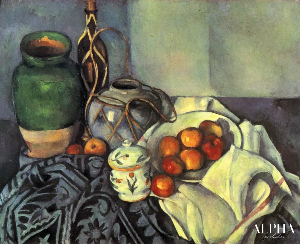 Nature morte avec des pommes (1893-1894) - Paul Cézanne - Reproductions de tableaux et peintures haut de gamme