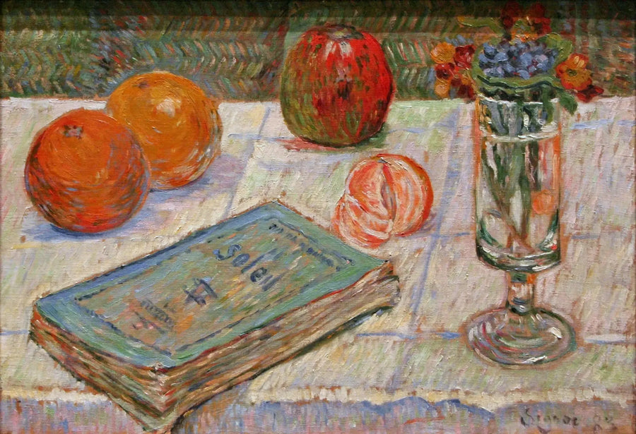 Натюрморт с книгой - Поль Синьяк