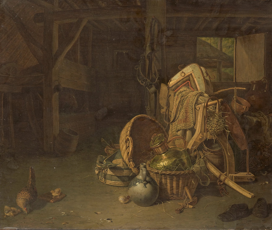 Nature morte dans une écurie - François Cornelis Knoll
