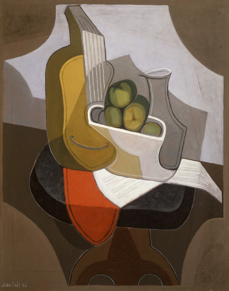 Nature morte: table avec nappe rouge - Juan Gris - Alpha Reproduction