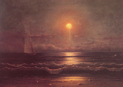 Naviguer au clair de lune - Martin Johnson Heade - Alpha Reproduction