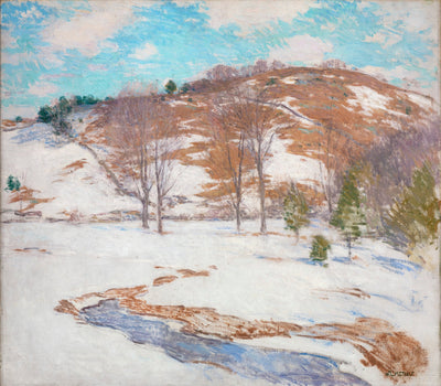 Neige dans les contreforts - Willard Metcalf - Alpha Reproduction