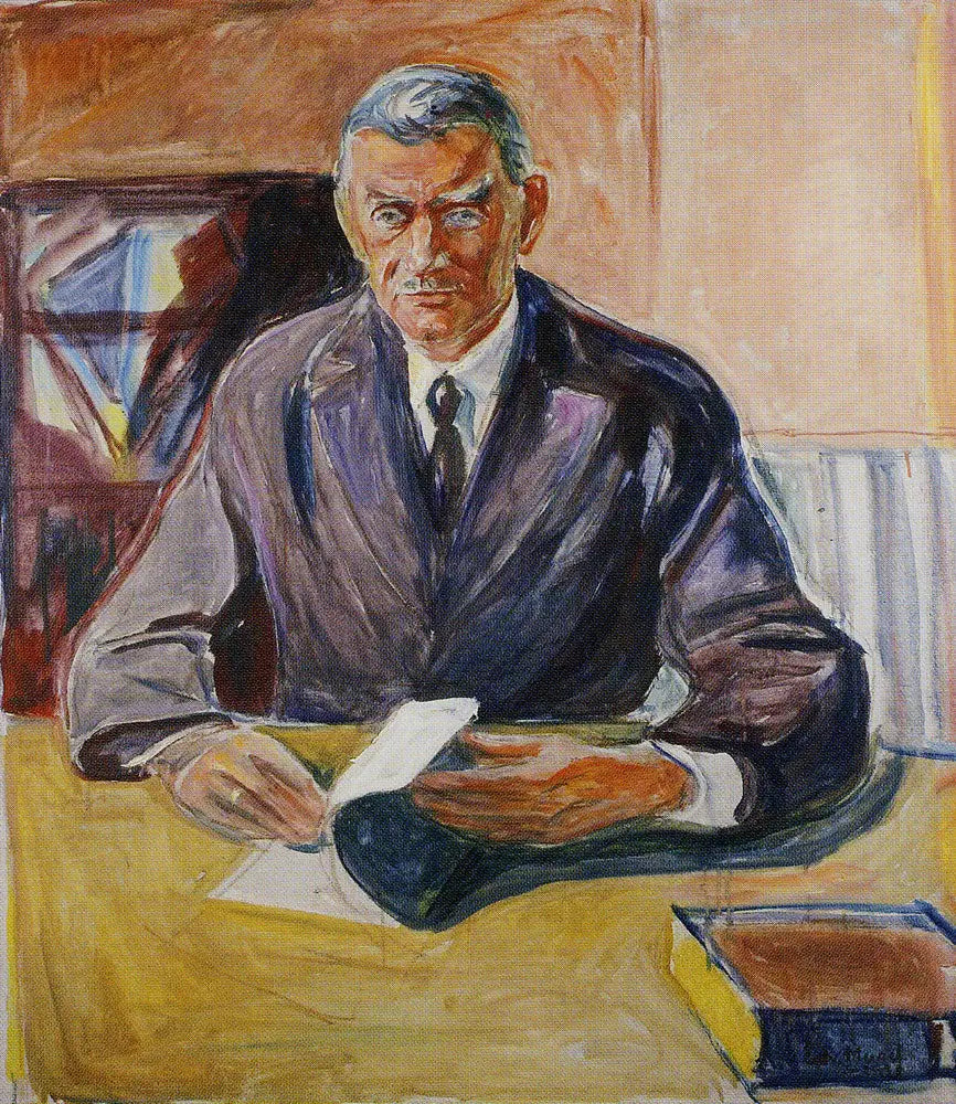Reproduction du tableau « Nicolaï Rygg - Edvard Munch » par Alpha Reproduction en peinture à l’huile