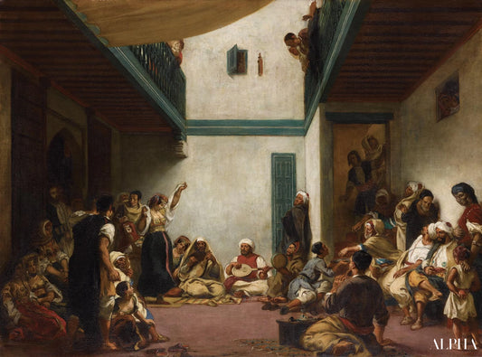 Noce juive dans le Maroc - Eugène Delacroix - Reproductions de tableaux et peintures haut de gamme