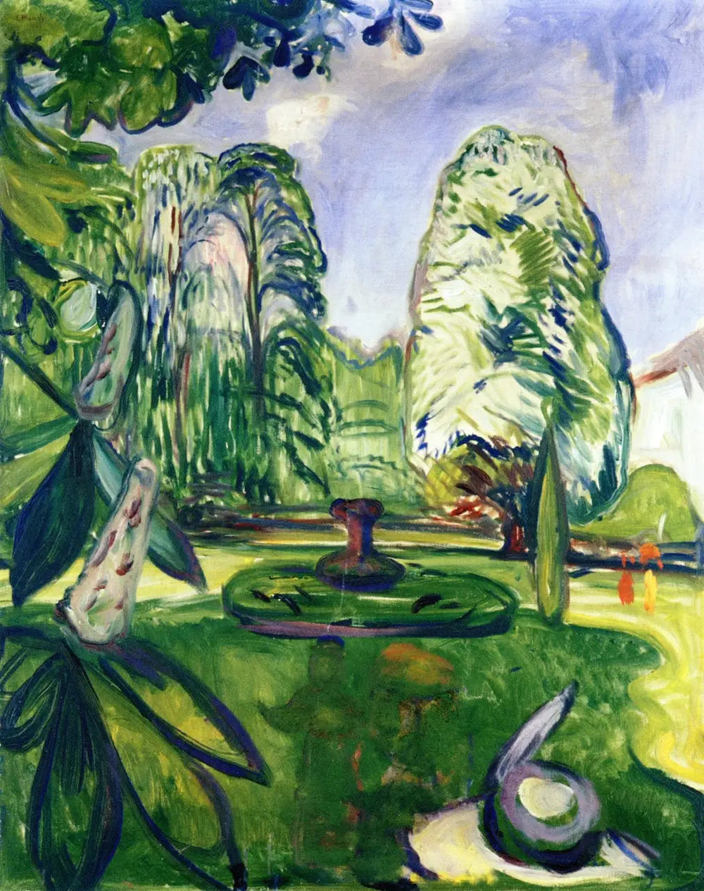 Noisetiers - Edvard Munch image 1 reproduction artisanale de tableau