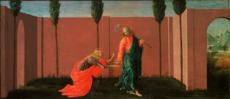 Noli me Tangere (придел, панель три) - Сандро Боттичелли