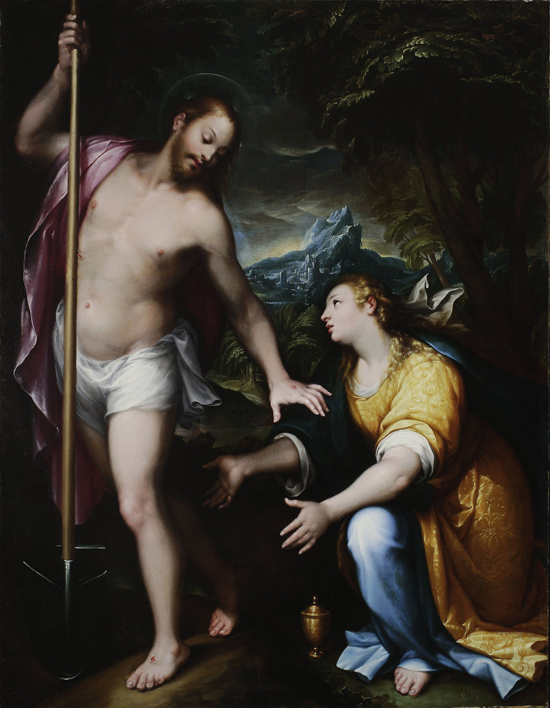 « Noli me tangere » – Воскресший Христос, являющийся Марии Магдалине (Иоанна 20:14-17) - Денис Кальвэрт