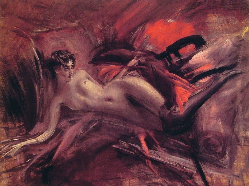 Nu allongé - Giovanni Boldini