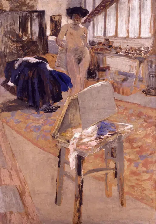 Nu debout dans l'atelier - Эдуард Вюльяр