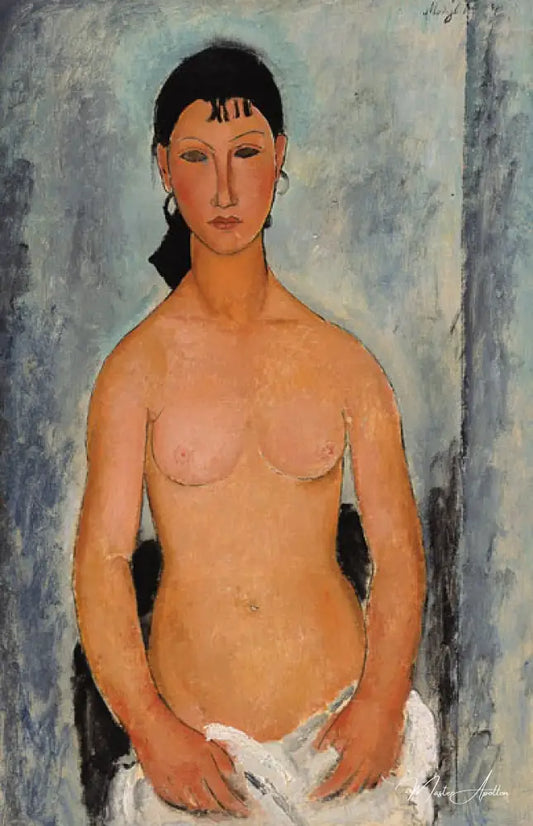 Nu debout (Elvira) - Amedeo Modigliani - Reproductions de tableaux et peintures haut de gamme