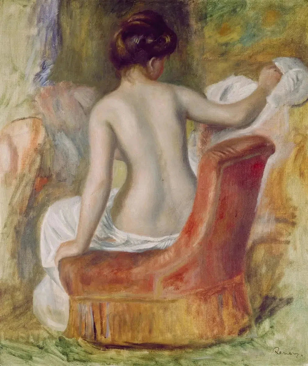 Nu au fauteuil de Renoir, 1900, Kunsthaus Zürich – reproduction peinture à l’huile sur toile