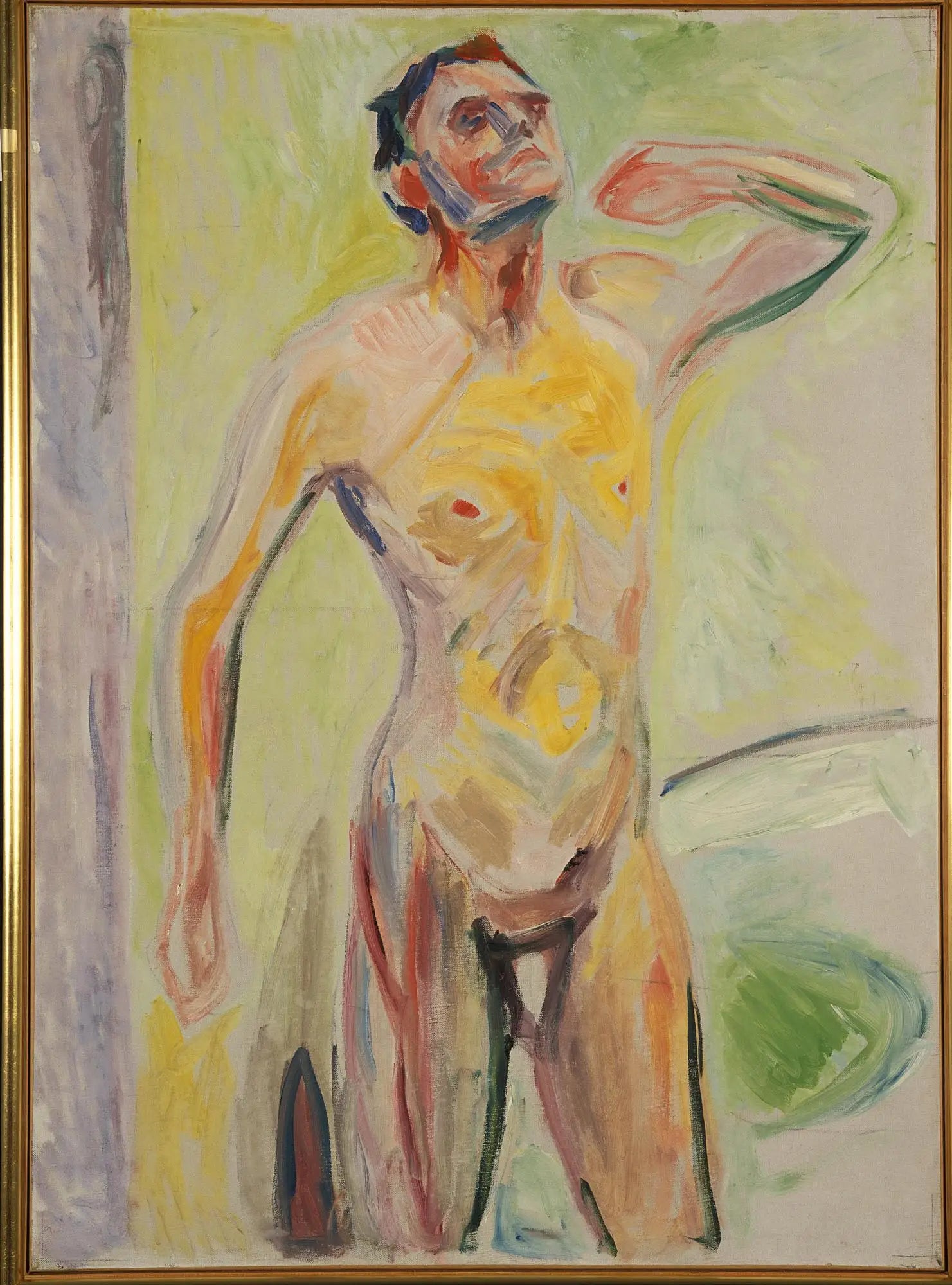 Reproduction du tableau « Nu masculin - Edvard Munch » par Alpha Reproduction en peinture à l’huile