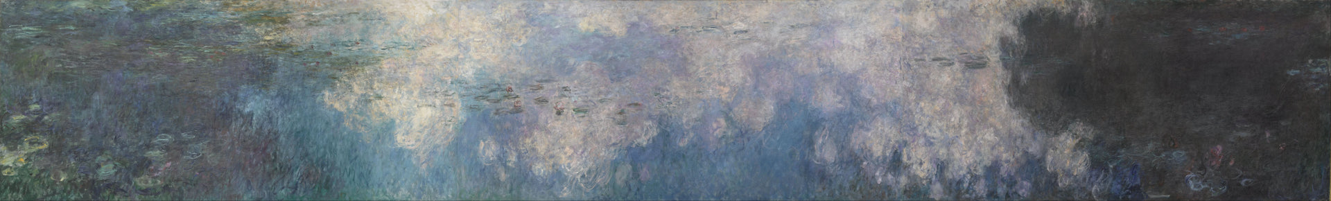 Les Nuages de Claude Monet, 1914–1926 – musée de l’Orangerie INV 20100, trois panneaux