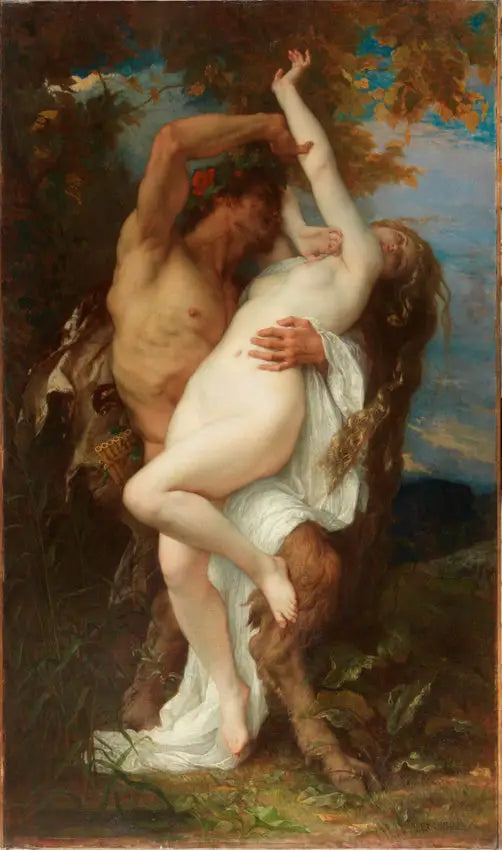 Nymphe enlevée par un faune - Alexandre Cabanel - Alpha Reproduction