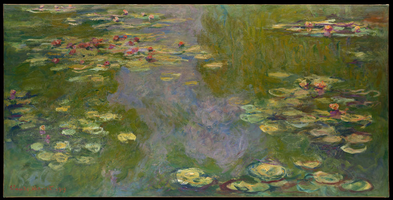 Водяные лилии, Метрополитен-музей W1891 - Клод Моне