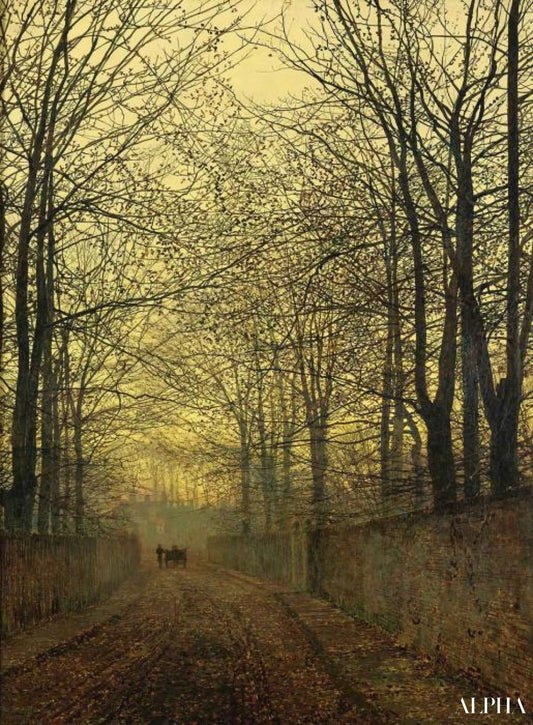 Octobre Or - John atkinson grimshaw - Reproductions de tableaux et peintures haut de gamme