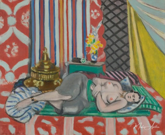 Odalisque à la culotte grise - Matisse - Reproductions de tableaux et peintures haut de gamme