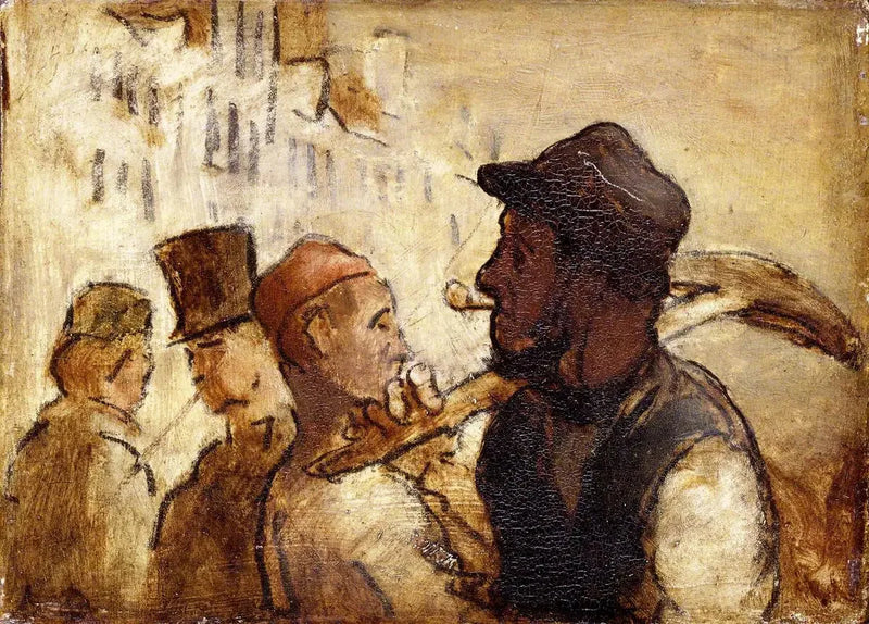 Рабочие на улице - Оноре Дюмаир