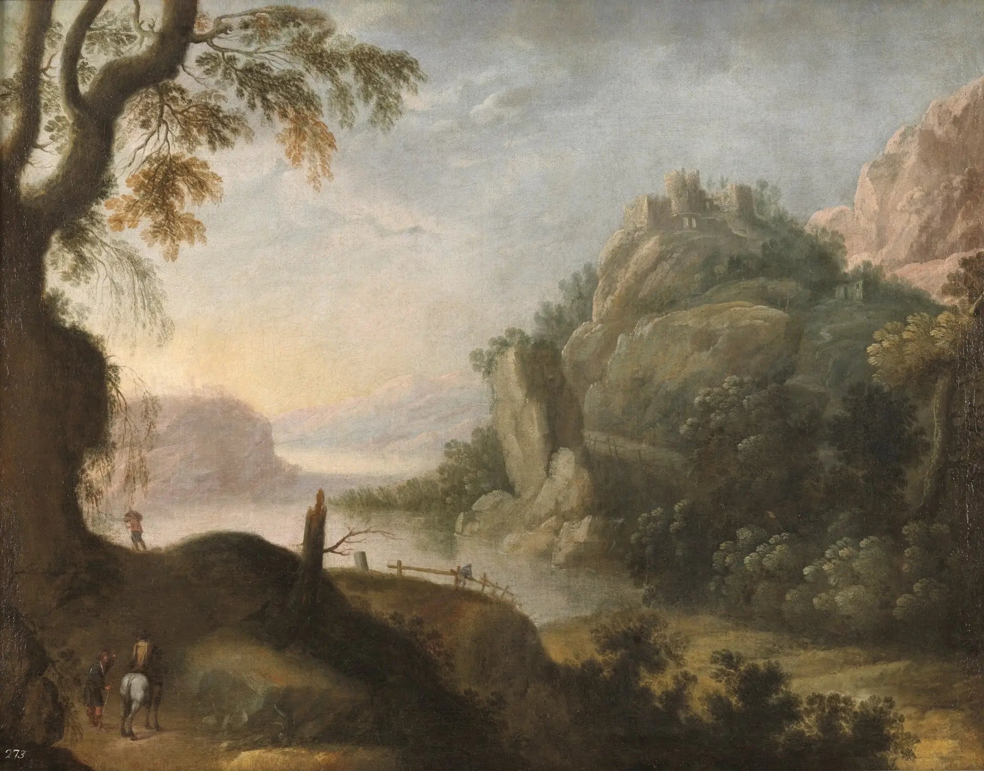 Paisaje - Bartolomé Esteban Murillo image 1 copie peinte à la main à l’huile