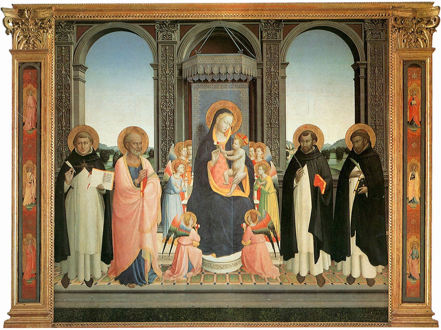 Pala di Fiesole - Fra Angelico - Alpha Reproduction