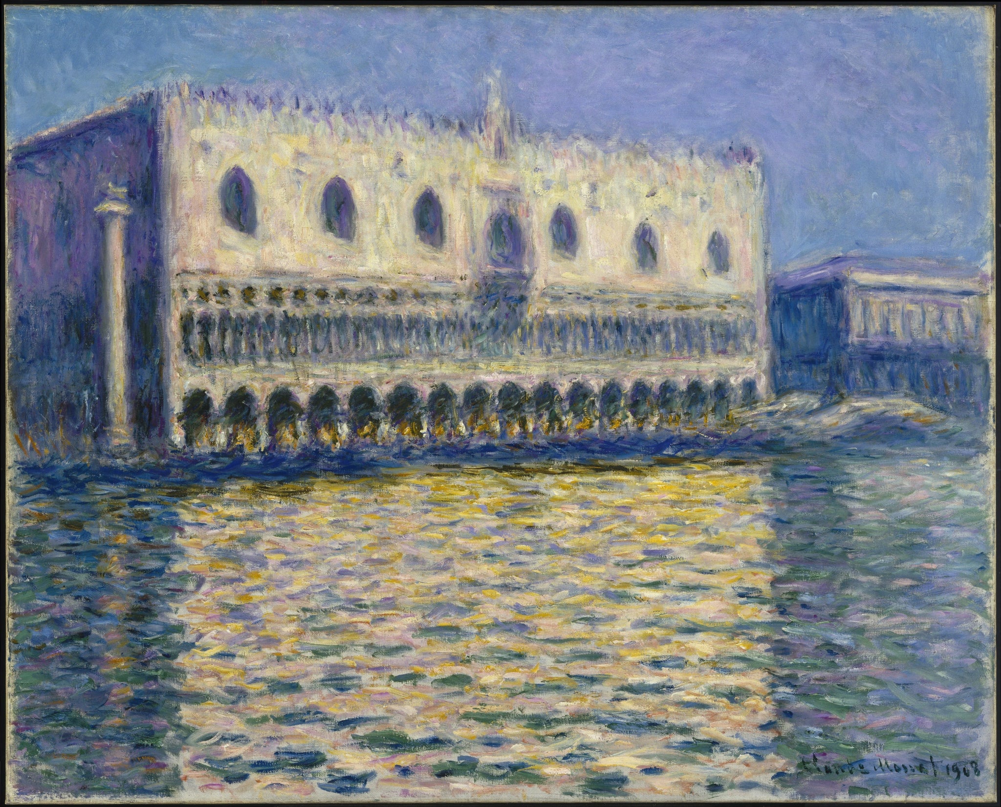 Le Palais ducal de Claude Monet, 1908 – Brooklyn Museum 20.634, Wildenstein 1743