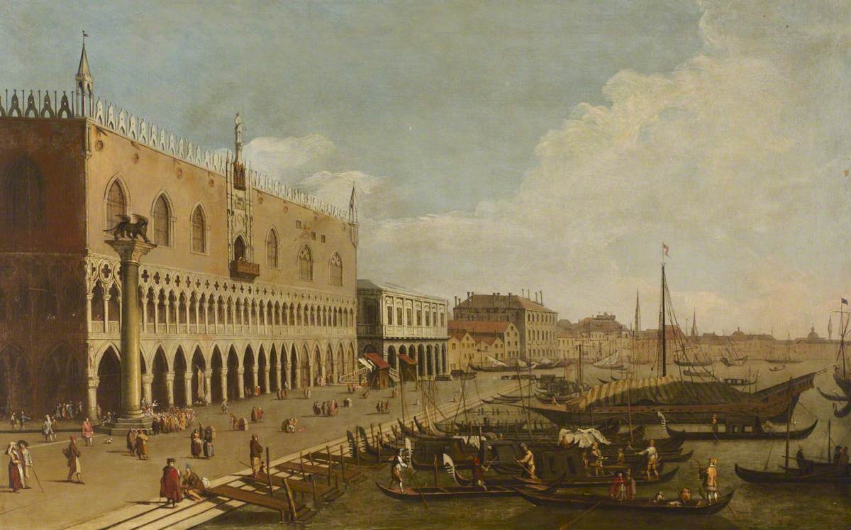 Palais Ducale et Riva degli Schiavoni Venise - Canaletto - Alpha Reproduction