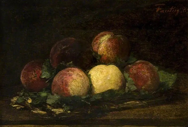 Panier de pêches - Henri Fantin-Latour - Alpha Reproduction