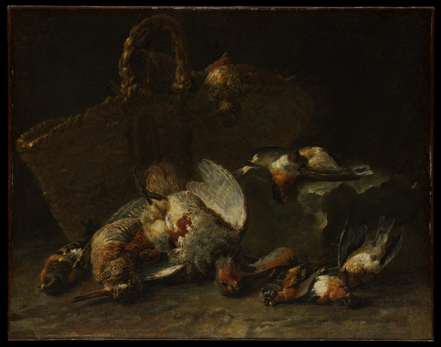 Un panier et des oiseaux - Jan Fyt