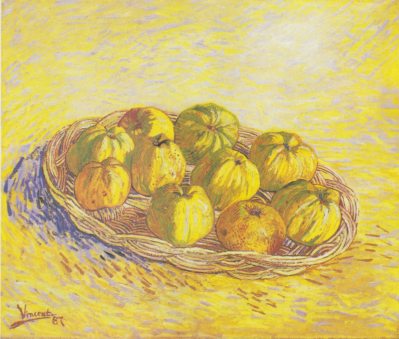 Натюрморт, корзина с яблоками - Vincent van Gogh
