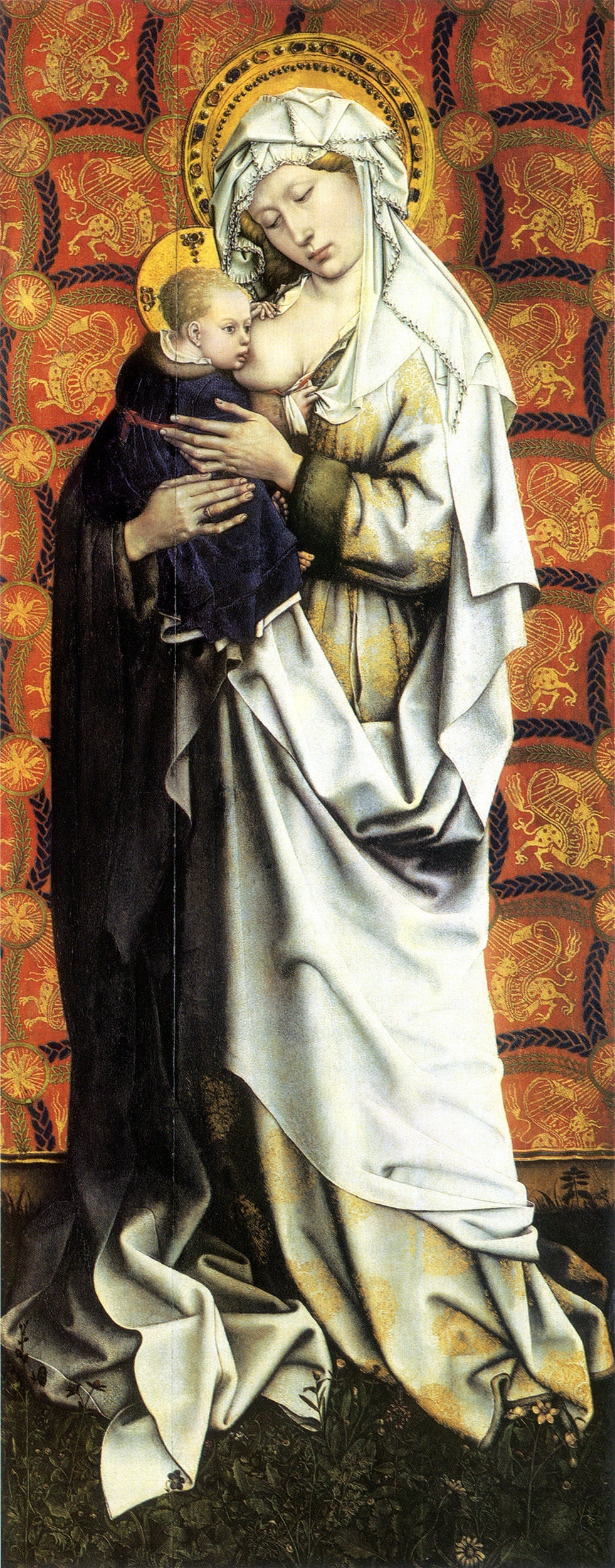 Panneaux de Flémalle: Vierge debout - Robert Campin - Alpha Reproduction