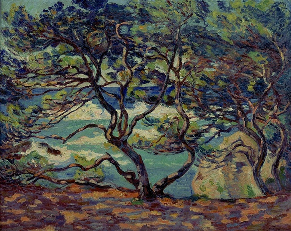 Parasol Le Pin Le Brusc environs de Toulon - Armand Guillaumin - Alpha Reproduction
