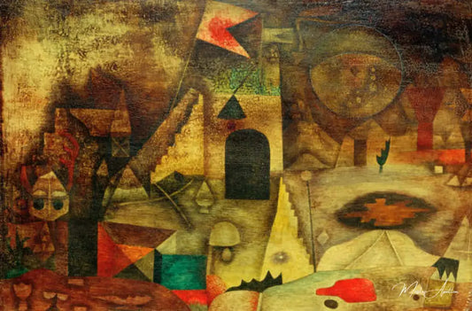 Parc romantique - Paul klee - Reproductions de tableaux et peintures haut de gamme