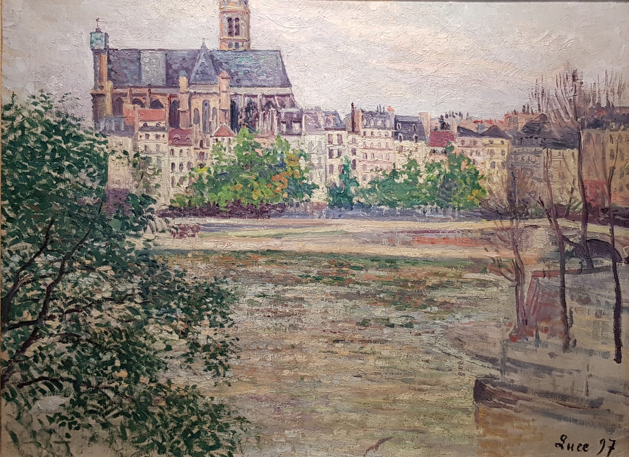 Paris église Saint-Gervais - Maximilien Luce - Alpha Reproduction