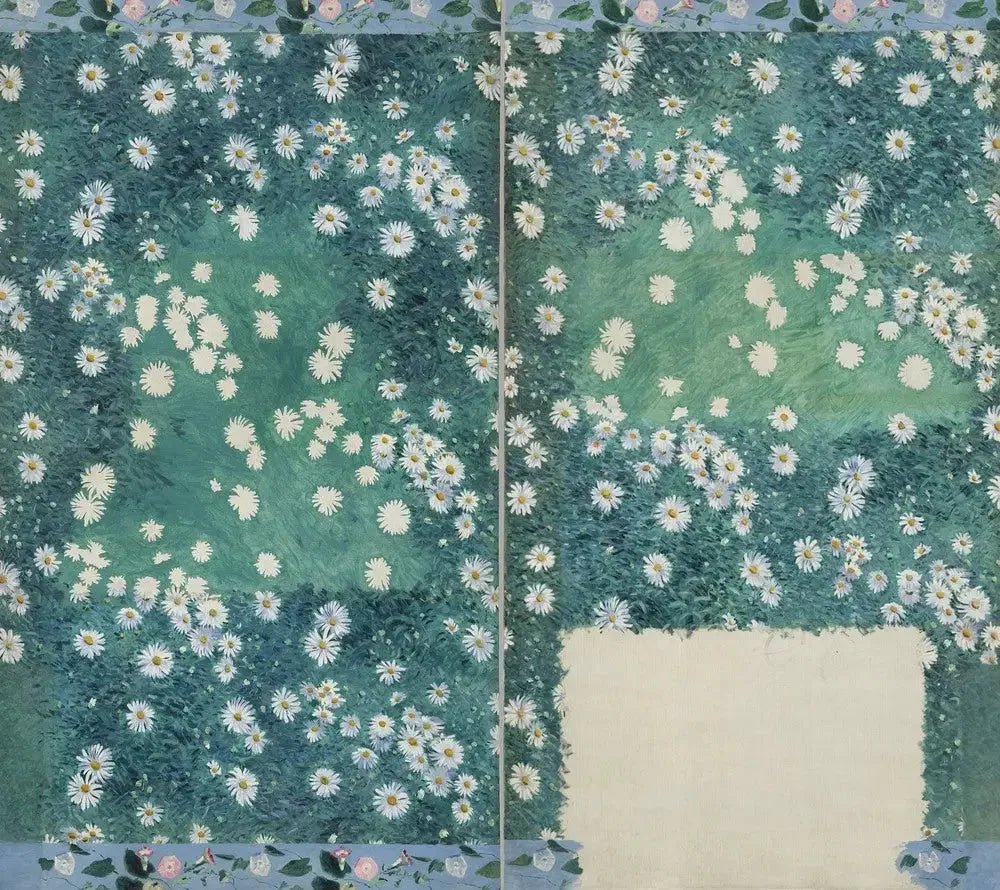 Parterre de marguerites - Gustave Caillebotte image 1 reproduction de peinture à l’huile