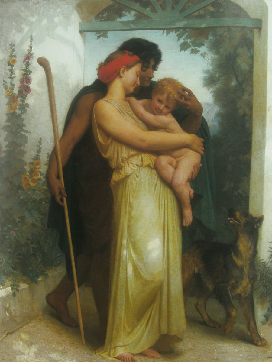 Pastorale antique : Le Départ du berger - Bouguereau