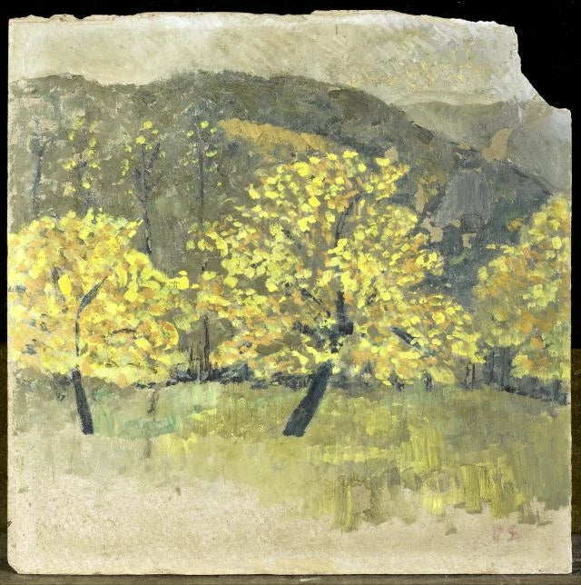 Arbres en fleurs, peinture de Paul Sérusier