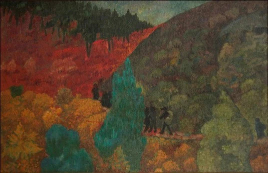 Bretons dans la lande - Paul Sérusier