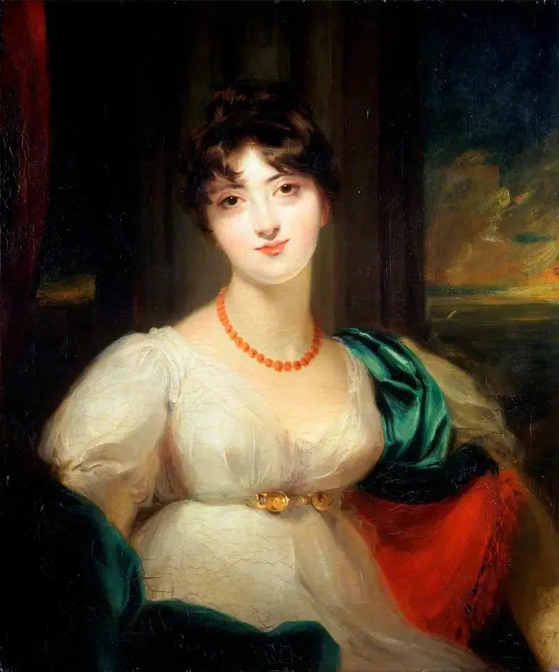 Паулина (1784–1823), первая жена сэра Кодрингтона Эдмунда Кэррингтона - Томас Лоуренс