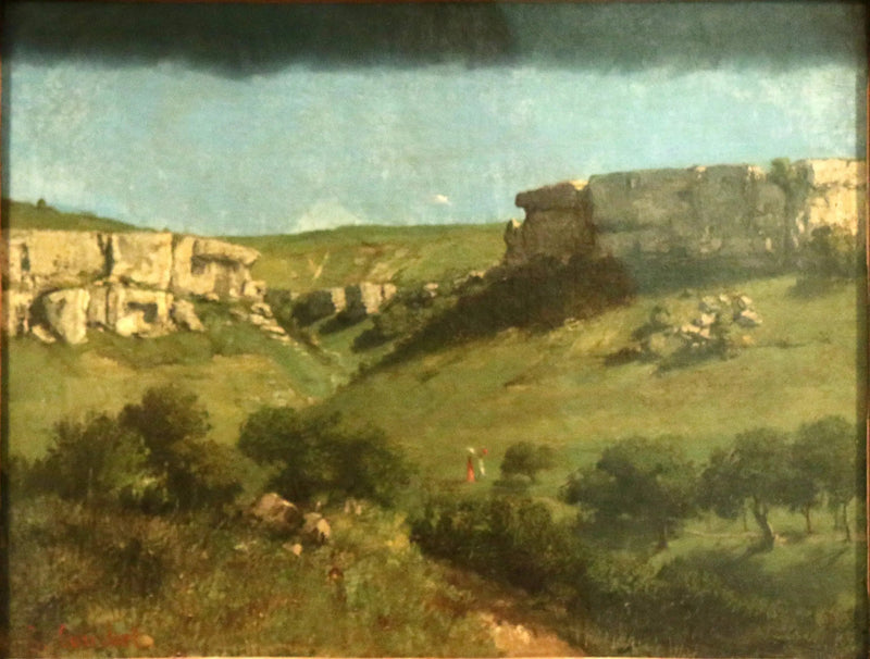 Пейзаж в Орнане - Гюстав Курбе