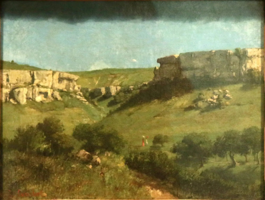 Пейзаж в Орнане - Гюстав Курбе