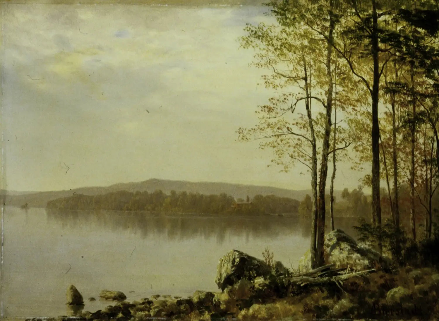 Paysage - Albert Bierstadt - Alpha Reproduction