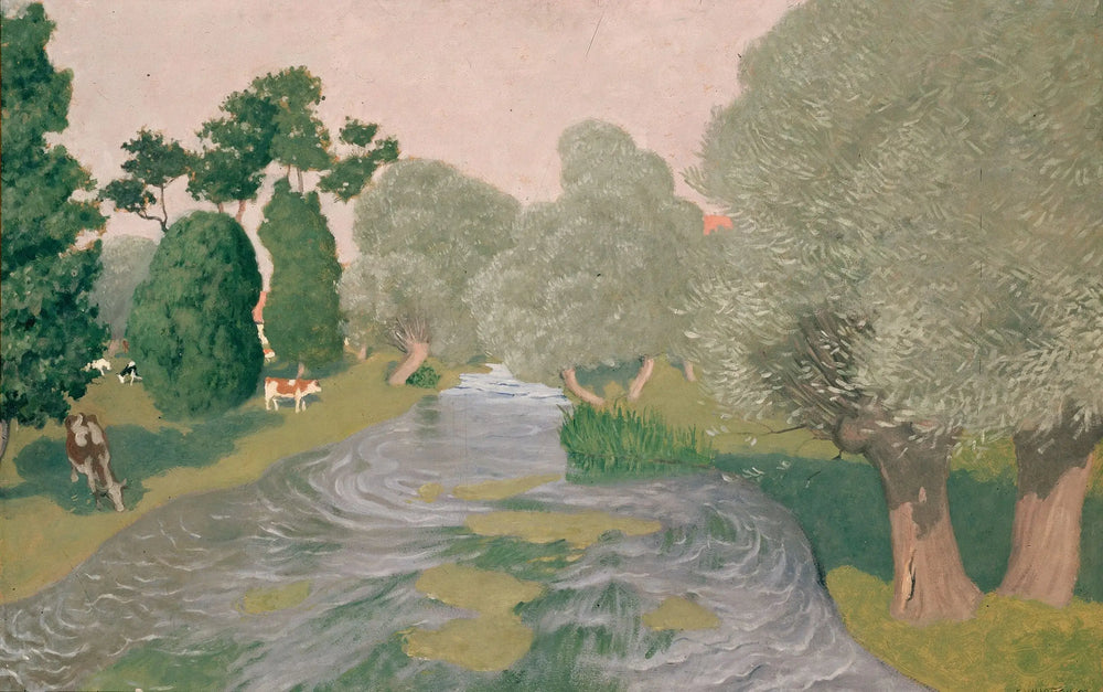 Paysage Arques-la-Bataille - Félix Vallotton - Alpha Reproduction