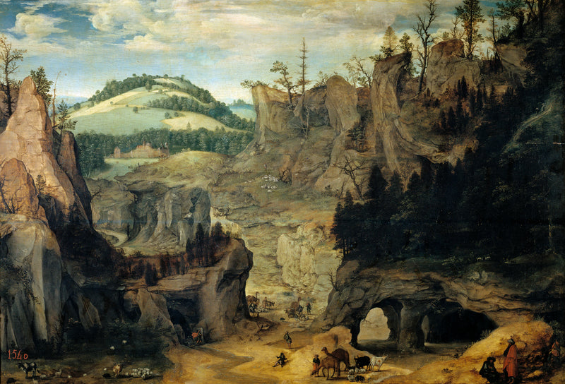 Paysage avec bergers - Cornelis Dalem