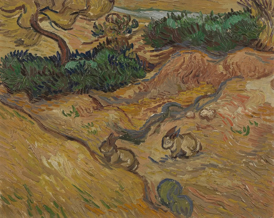 Пейзаж с кроликами - Vincent van Gogh